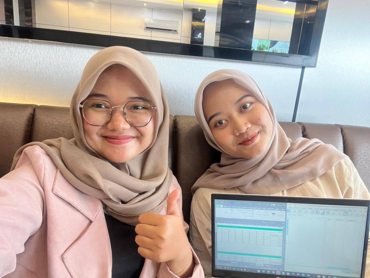 Sesi mentoring offline TemanSkripsi di Bandar Lampung